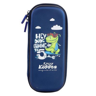 Smily Kiddos Small Pencil Case/ - dino blue