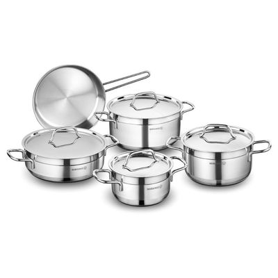 KORKMAZ ALFA 9 PCS. INDUCTION BASE COOKWARE SET