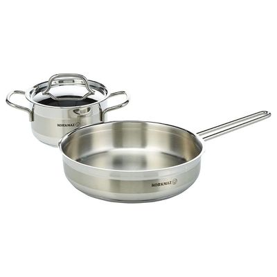 KORKMAZ ALFA 9 PCS. INDUCTION BASE COOKWARE SET