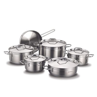 Korkmaz Alfa Plus 11 Pcs. Induction Base Cookware Set