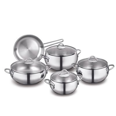 Korkmaz Tombik 9 Pcs. Induction Base Cookware Set
