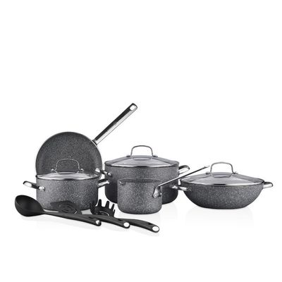 Korkmaz Cortina Plus 11 Pcs Induction Base Cookware Set