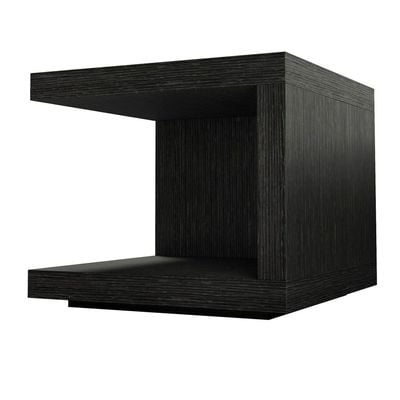 Ludlow Cube Night Stand-Black