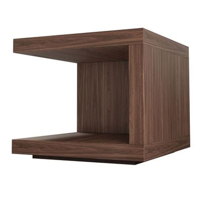 Ludlow Cube Night Stand-Walnut