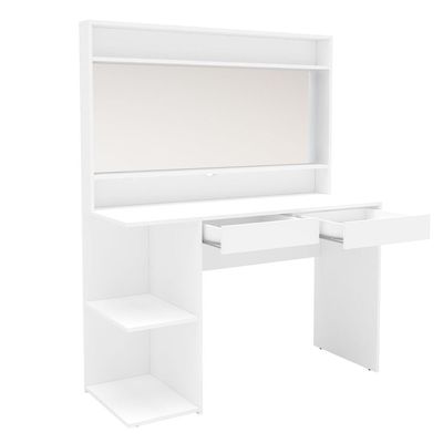 Adler Vanity Dresser With Mirror-White