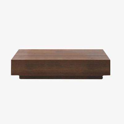 Trinity Modern Coffee Table with 2 Drawers-Brown
