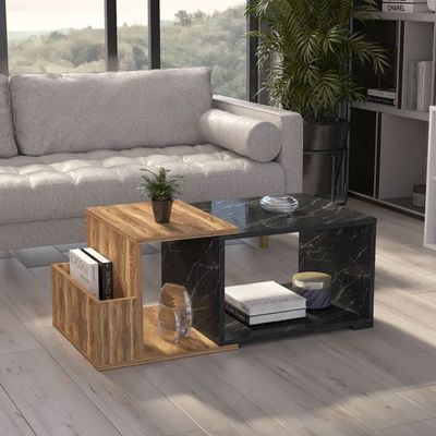 Carbin Coffee Table-Brown