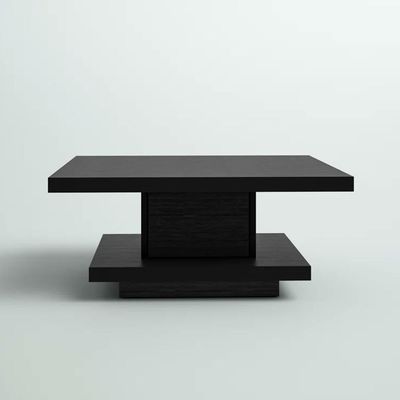 Stallard Pedestal Coffee Table-Black