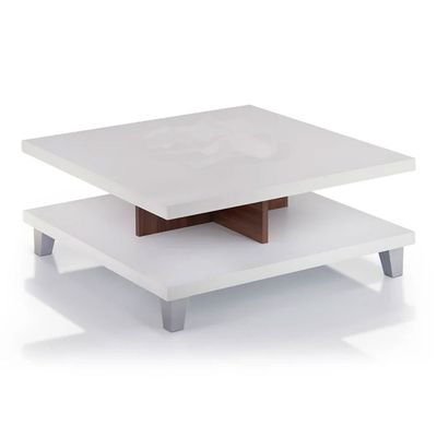 Cuffie Coffee Table with Storage-White