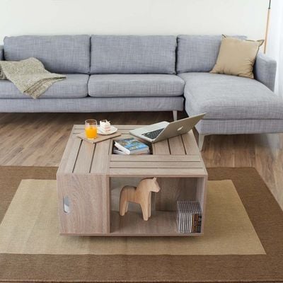 Vintage Oak Coffee Table-Oak