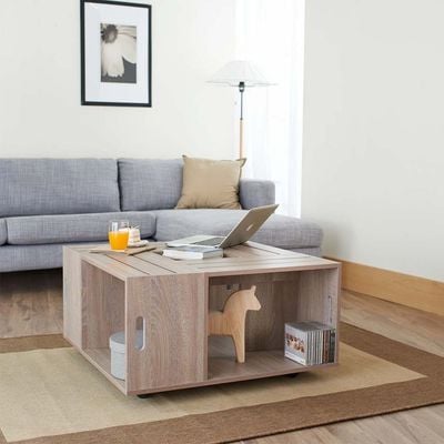 Vintage Oak Coffee Table-Oak