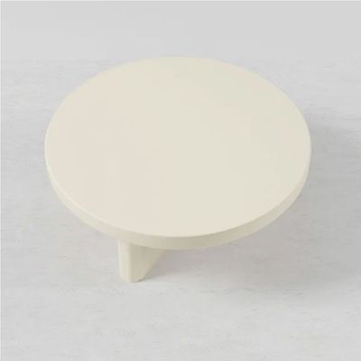 Nesnesis White Fluted Coffee Table