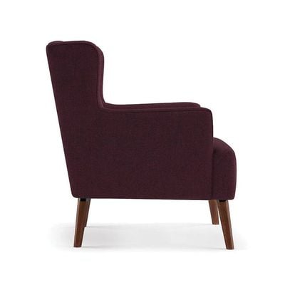 Brando Arm Chair-Velvet-Purple