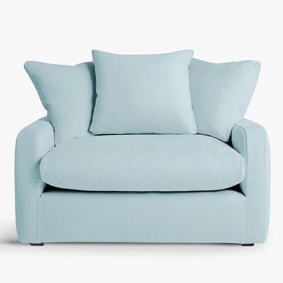 Softie Snuggler Sofa Chair-Blue