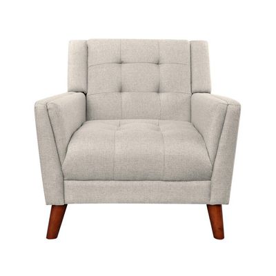 Greenmont Wide Tufted Armchair-Beige