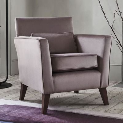 Felix Fabric Accent Chair-Pink