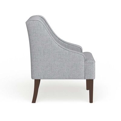 Albert Accent Arm Chair-Modern Upholstered Lounge Chair with Armrests-Stylish Accent Seating for Living Room, Bedroom, or Office-Comfortable Fabric Upholstery-Sturdy Wooden Legs-Contemporary Design-Perfect for Home or Office Décor