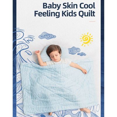 Sunveno Super Soft Skin Cool Lensing Modal Blanket Blue