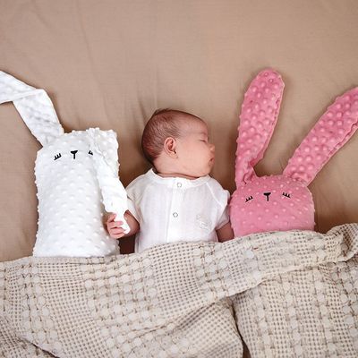 Sunveno Baby Comforting Rabbit Pillow - White