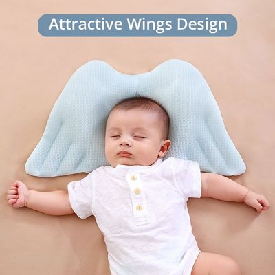 Sunveno Infant Head Shaper Wings Pillow - Blue