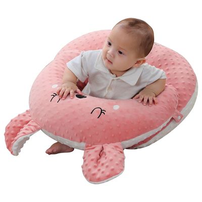 Sunveno Baby Anti - Reflux Feeding Pillow w / C Shapped Seating Pillow - Pink