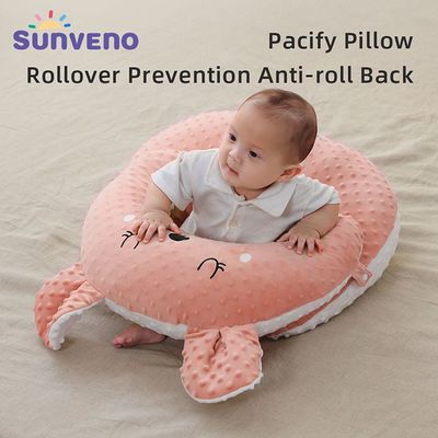 Sunveno Baby Anti-Reflux Feeding Pillow W/ C Shapped Seating Pillow - Pink