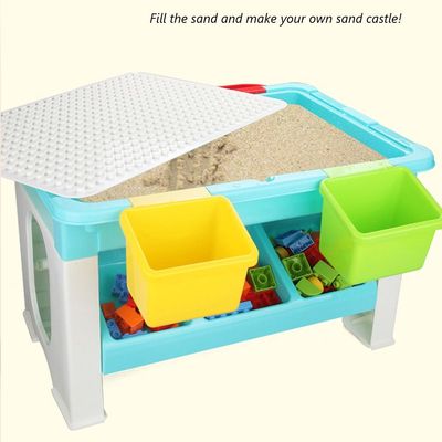 Little Story Blocks 3 in 1 Activity Table w / t 59 Blocks