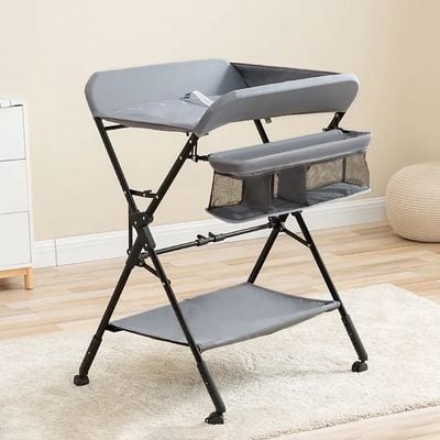 Teknum 4 - in - 1 Diaper Changing Table Organizer - Grey