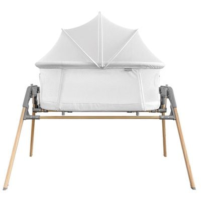 Teknum 3 - IN - 1 Baby Rocker Bassinet / Infant Crib w / Mosquito net - White