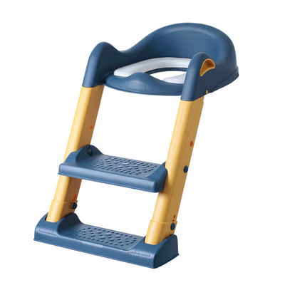 Eazy Kids Step Stool Foldable Potty Trainer Seat - Blue