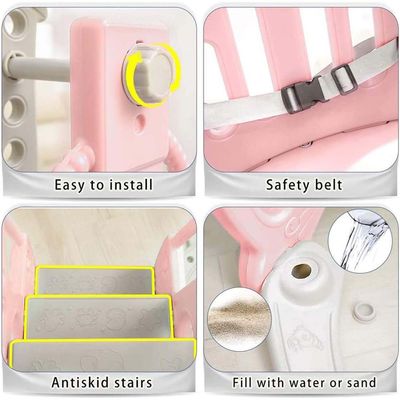 Little Story 3in1 Swing wt Slide - Pink