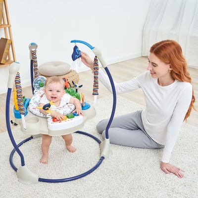 Little Story Baby Activity Jumper-Blue