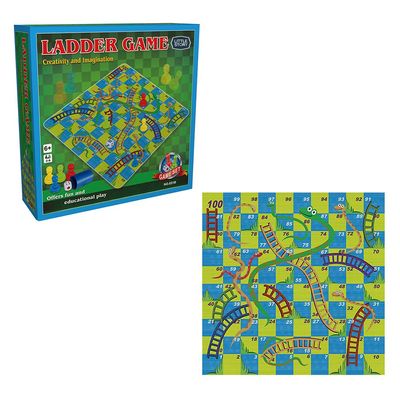 Little Story Snakes And Ladders Set - Multicolor