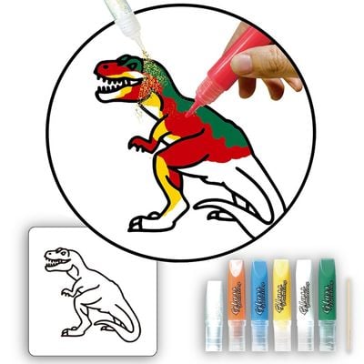 Little Story DIY Kids Art & Craft 3D Painting Set - Dinosaur