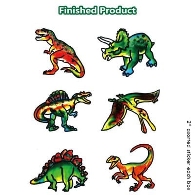 Little Story Diy Kids Art & Craft 3D Painting Set - Dinosaur