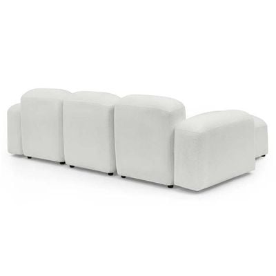 Jezika 4 Piece Upholstered in White