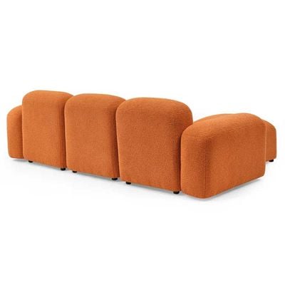 Jezika 4 Piece Upholstered in Orange