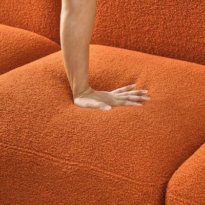 Jezika 4 Piece Upholstered in Orange