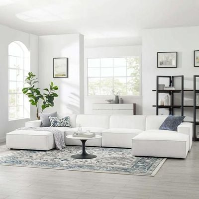 Restore 6-Piece Sectional Sofa White