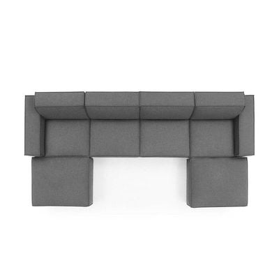 Restore 6-Piece Sectional Sofa Dark Grey