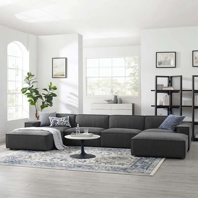 Restore 6-Piece Sectional Sofa Dark Grey