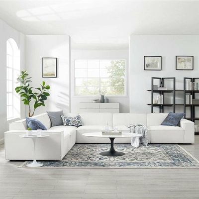 Restore 6-Piece L-Shaped Sectional Sofa White