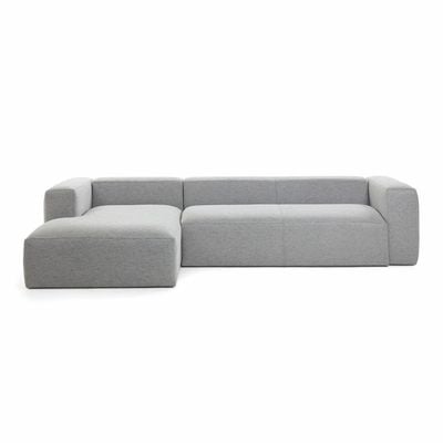 Wesgall Italian 4 Seater Sofa-Light Grey
