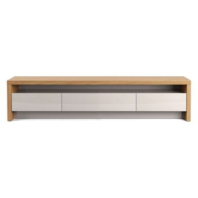 Sylvan TV Stand-Oak & White