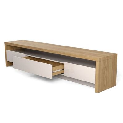 Sylvan TV Stand-Oak & White