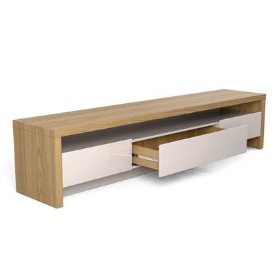 Sylvan TV Stand-Oak & White