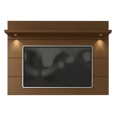 Comfort Cabrini Floating Wall TV Panel 220 Cm-Brown