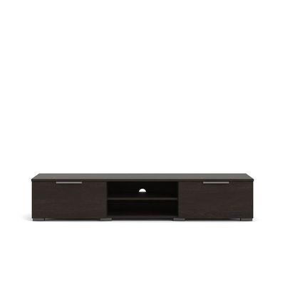 Ansel TV Stand for TVs up to 78 Inch in Brown-Modern Entertainment Console-Spacious Media Unit with Open Shelves and Cabinets-Sturdy Design for Flat-Screen TVs up to 78 Inches-Sleek Contemporary Finish-Ideal for Living Room or Media Room Ansel TV Stand for TVs up to 78 Inch in Brown-Modern Entertainment Console-Spacious Media Unit with Open Shelves and Cabinets-Sturdy Design for Flat-Screen TVs up to 78 Inches-Sleek Contemporary Finish-Ideal for Living Room or Media Room