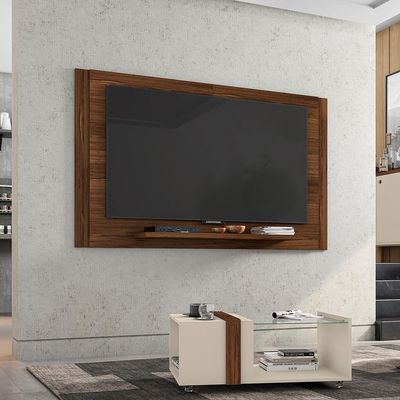 Liberty Floating TV Unit Wall Panel 55 inch-Brown