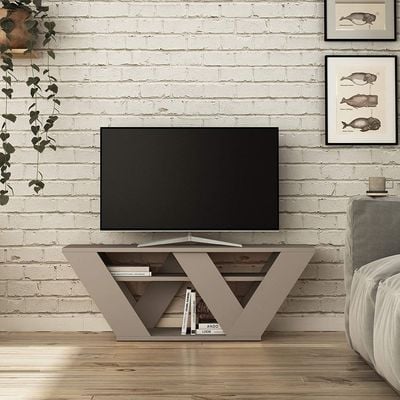 JVC Modern Designed TV Stand up to 50 inch TV-Grey